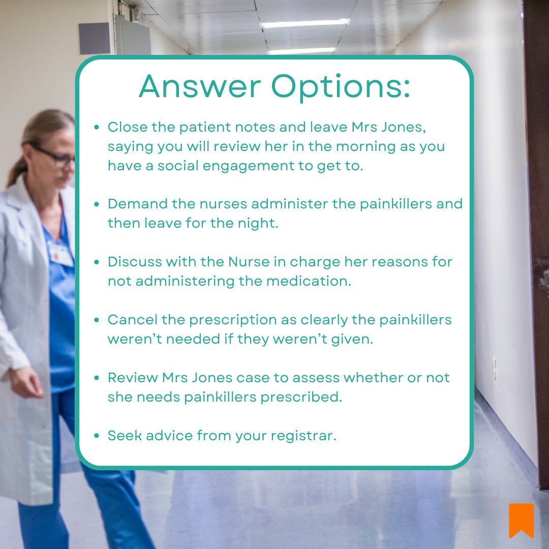 themedicportal's tweet image. How did you do in this #UCAT practice question? Let us know what your #answer was in the comments below! Head over to our #blog to read more about potential situational judgement questions on patient safety and care: l8r.it/eEmT

#medschool #studying #exam