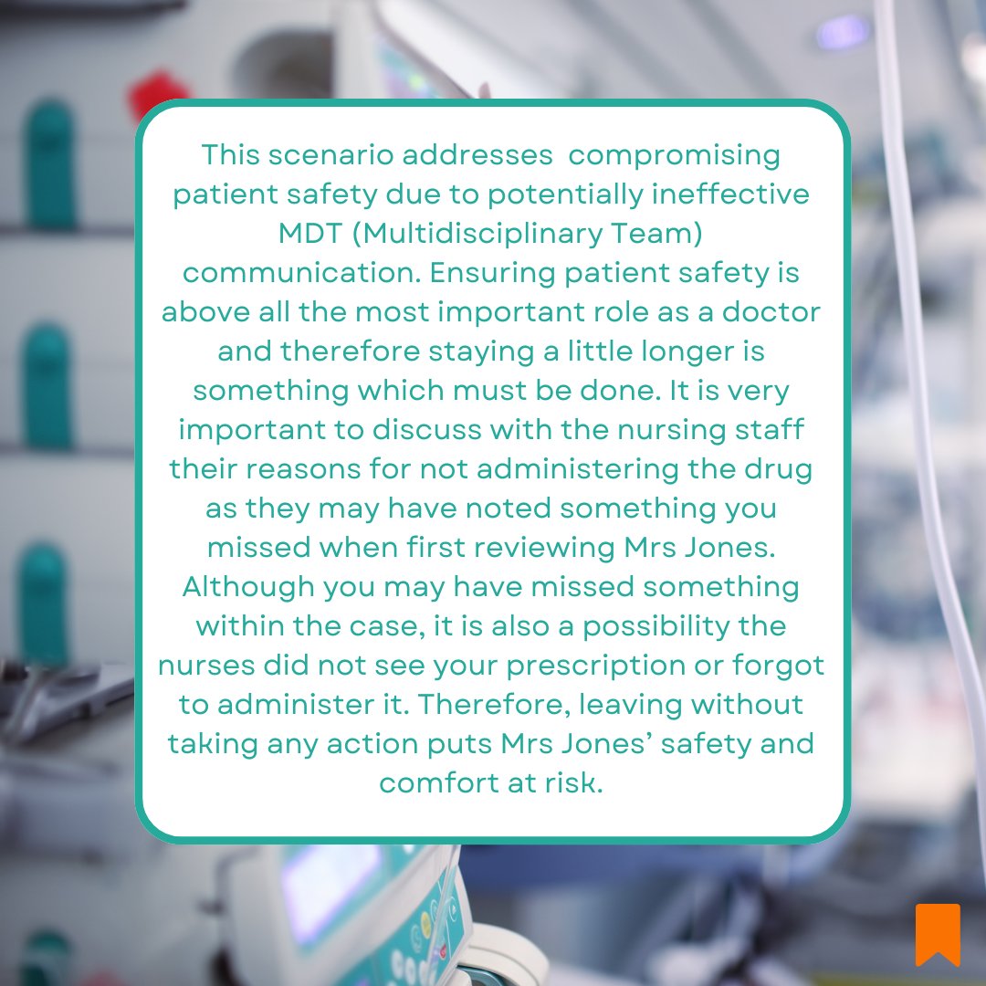 themedicportal's tweet image. How did you do in this #UCAT practice question? Let us know what your #answer was in the comments below! Head over to our #blog to read more about potential situational judgement questions on patient safety and care: l8r.it/eEmT

#medschool #studying #exam