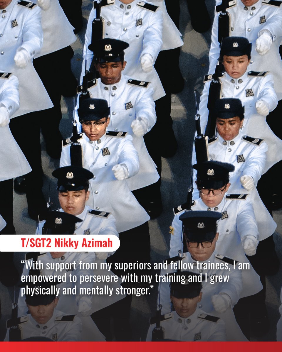 mhasingapore's tweet photo. Show your support and cheer for T/SGT2 Shawn Lee and T/SGT2 Nikky Azimah as they march into this year’s National Day Parade with @SingaporePolice’s Guard of Honour marching contingent.
#NDP2024 #TD40 #SG59 #OneHomeTeam https://t.co/P5cyEFwPH8