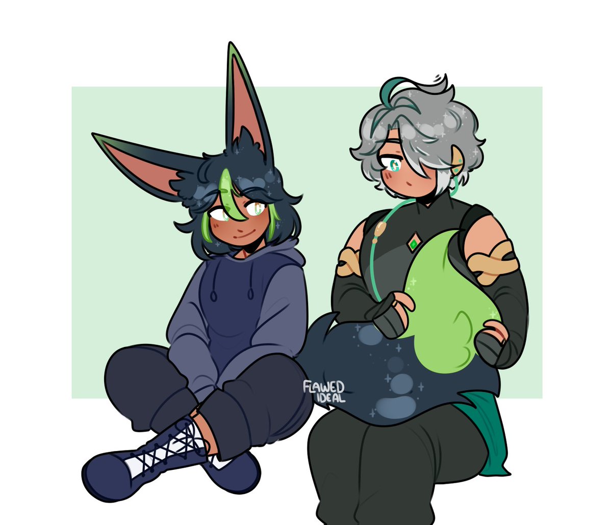 i definitely got distracted and this is definitely more than just a doodle #hainari
