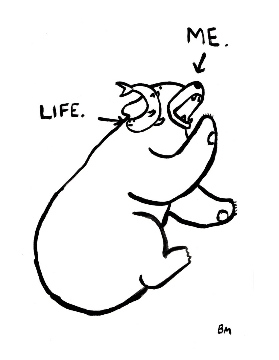 BadlyDrawnBears's tweet image. When life xox