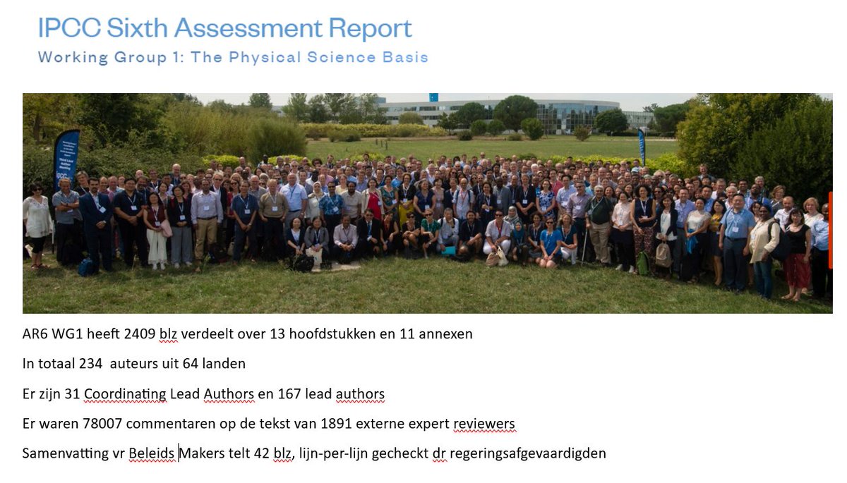 VN Klimaatpanel IPCC rapport AR6 WG1 is duidelijk : geen toename weerextremen zoals overstromingen of bosbranden. Maar niemand leest dat technisch rapport waar die 234 wetenschappers uit 64 landen 4 jaar lang aan hebben gewerkt. Ik wel.