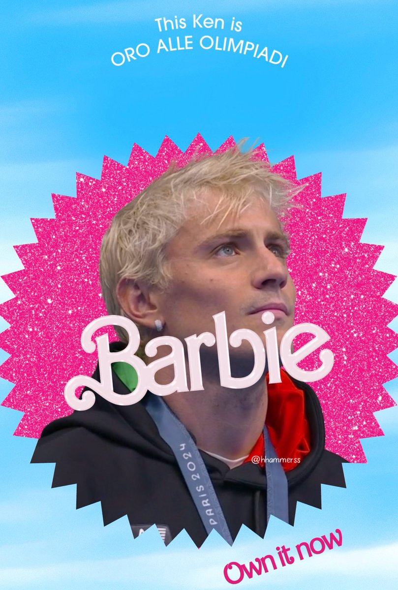 spokemayo's tweet photo. THIS KEN IS ORGOGLIO ITALIANO

#GiochiOlimpici #Paris2024 https://t.co/cncVgZguOy