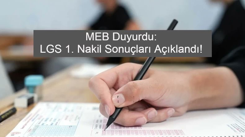 habercomsosyal's tweet photo. MEB Duyurdu: LGS 1. Nakil Sonuçları Açıklandı!
https://t.co/yCxFXpJ8vU
#SonDakika #Lgs #Meb #Lgs1.NakilSonuçları #LgsNakilSonuçları #LgsYerleştirme #LgsSonuçları https://t.co/Q4yj8DTwxn