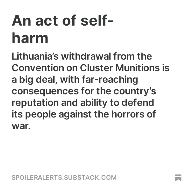 magnuslovold's tweet photo. With "allies" like these, who needs Vladimir Putin?  @banclusterbombs @ISUCCM @NPAdisarm @ICRC @alma_osta   https://t.co/WyoSWSiFYe https://t.co/FPrRIchmdO