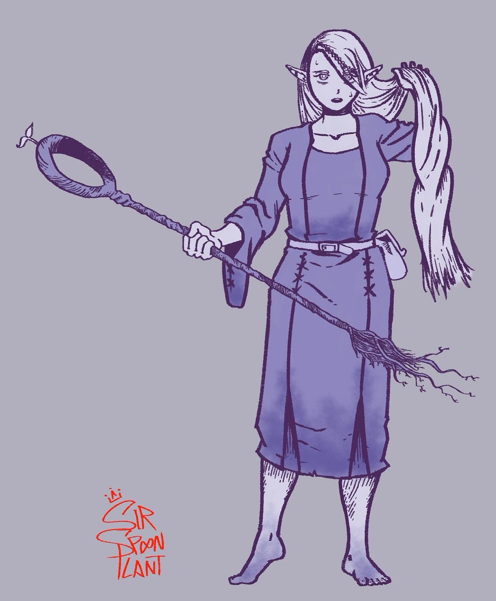 SpoonPlant's tweet photo. Redrew my favourite panel of Marcille from Delicious in Dungeon https://t.co/5DQeNtbdTI