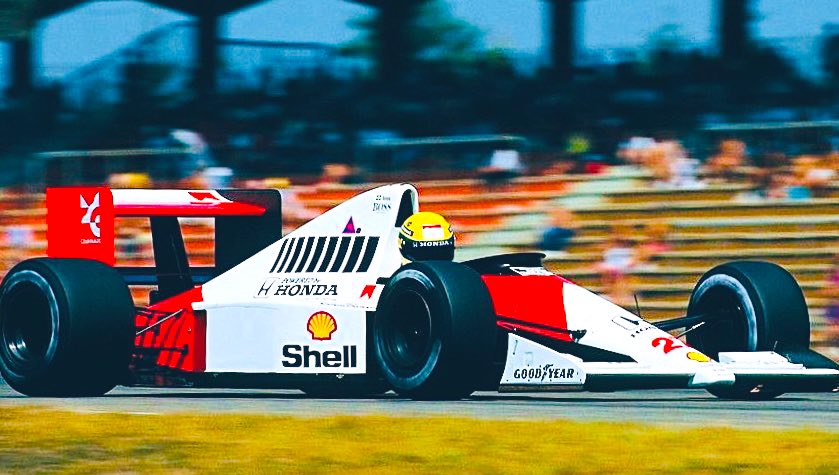 OnThisDay in '90 Ayrton Senna won the #GermanGP in this McLaren
