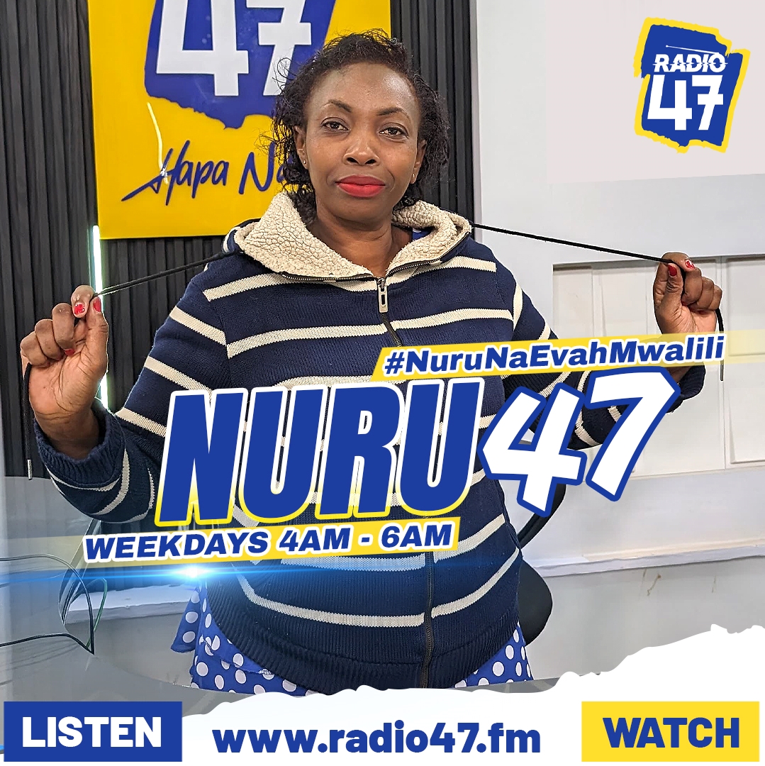 Good morning wanaligi, karibu ndani ya Nuru 47 na Mama Taifa <a href="/EvahMwalili/">Mama Taifa Evah Mwalili</a>. Unapokea Nuru ukiwa wapi?
#HapaNdipo