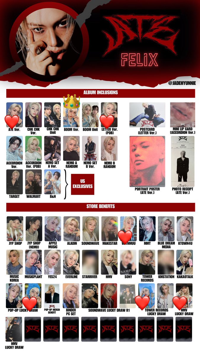 mai092q's tweet photo. スキズ StrayKids ATE 交換
店舗特典 ラキドロ

【譲】 
チャンビン
ヒョンジン 
スンミン
 リノPORTRAIT POSTER

【求】 
フィリックス
👑  〉❤〉その他◎
BOOMを優先

PORTRAIT POSTER

郵送
同日発送

よろしくお願いします。 https://t.co/NjWsnrqDre