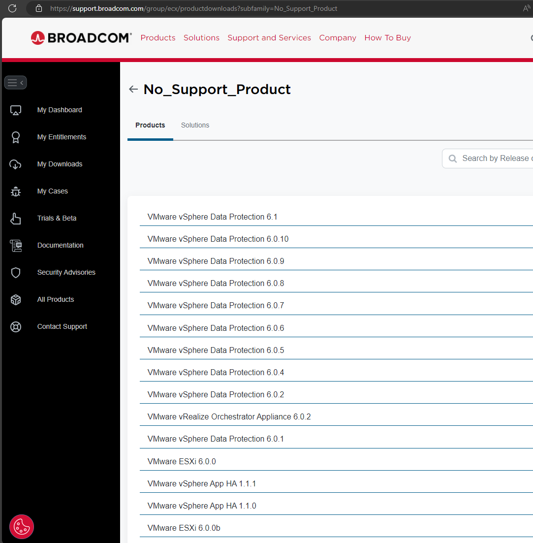 guyrleech's tweet photo. Shocking @broadcom @vmware, truly shocking ☹️😂
Also "No_support_product" ?? Do you mean "out of support software" perhaps ? Are spaces rationed? 😂 https://t.co/XRJJp3M8ao