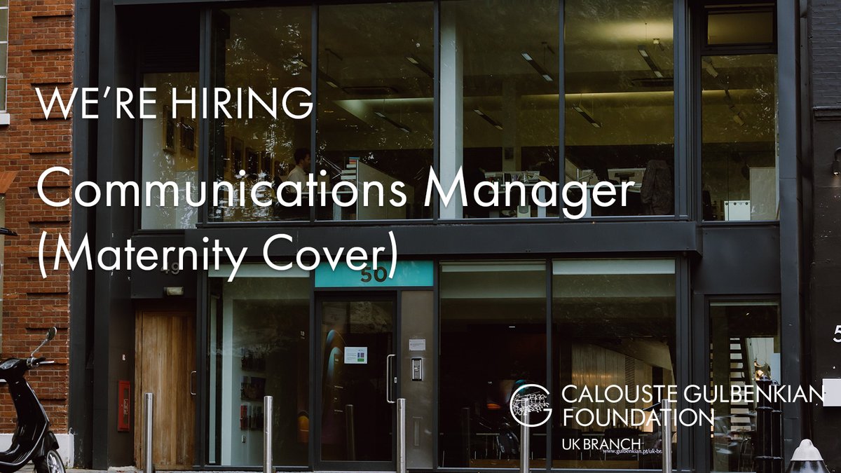 Calouste Gulbenkian Foundation (UK Branch) tweet media