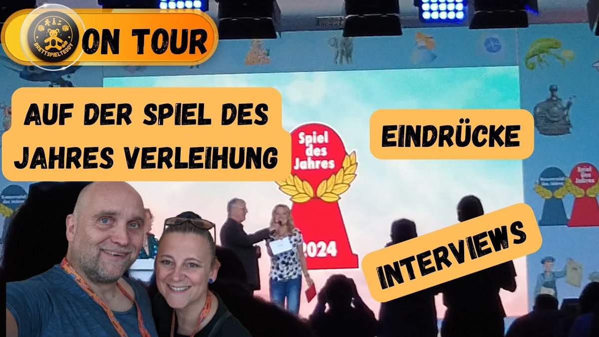 BrettSpielTeddy (@spiel_brett) on Twitter photo Wie waren auf der <a href="/SpieldesJahres/">Spiel des Jahres</a> Verleihung und haben den Trubel für euch auf Super 8 Video festgehalten. youtu.be/fJ_uzmXwFy0?si…
Ihr findet run paar Interviews mit <a href="/BoardgameHisto/">Boardgame Historian</a> @brettagoge <a href="/abgewuerfelt/">Abgewürfelt - der Brettspiel-Kanal</a>
#spieldesjahres #brettspielteddy Wie waren auf der <a href="/SpieldesJahres/">Spiel des Jahres</a> Verleihung und haben den Trubel für euch auf Super 8 Video festgehalten. youtu.be/fJ_uzmXwFy0?si…
Ihr findet run paar Interviews mit <a href="/BoardgameHisto/">Boardgame Historian</a> @brettagoge <a href="/abgewuerfelt/">Abgewürfelt - der Brettspiel-Kanal</a>
#spieldesjahres #brettspielteddy