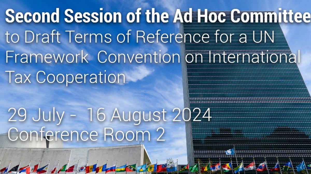 🌐 Kicking Off Global Tax Reform! 🌐 
🧵1/7 Today marks the beginning of another round of negotiations on a Framework Tax Convention at the UN headquarters in New York.