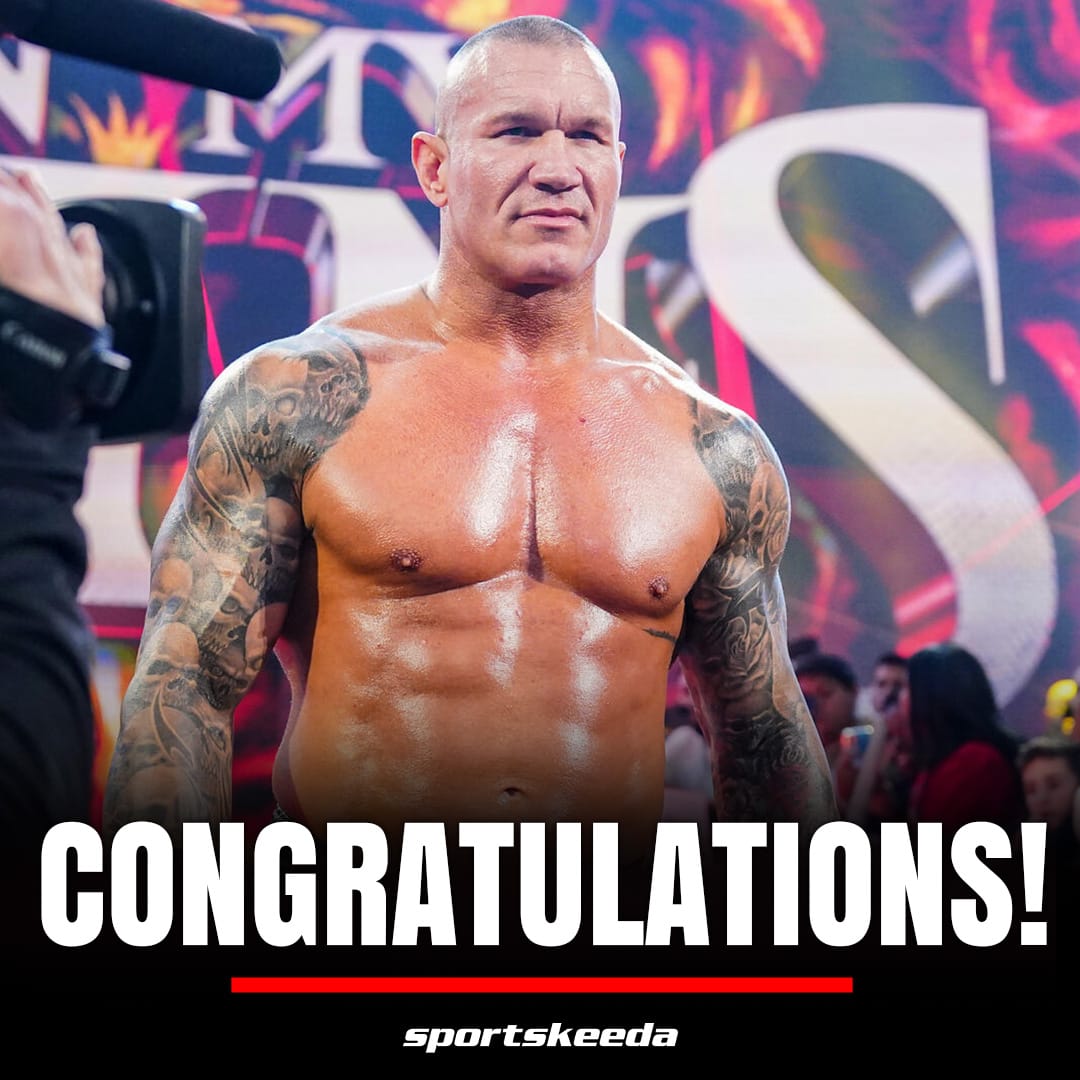 SKWrestling_'s tweet photo. Congratulations to WWE Legend Randy Orton! 🐍 🥳

Full story in the link in replies 👇 https://t.co/7AFruczSYn