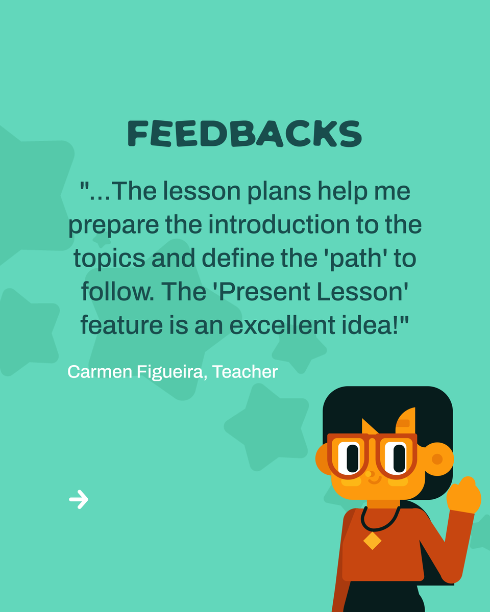 play_ubbu's tweet photo. Prof. Carmen Figueira sharing her love and reminder of how useful our ‘Sharing Lesson’ feature can be! 👩‍🏫 🍎 🤖 For more tips and tricks follow our ubbu Academy https://t.co/5YhFF3KLBG Code to Create 😎
#teacherlove #itteacher #classcoding #codetocreate #CAS #computerscience https://t.co/6q2nMJbndH