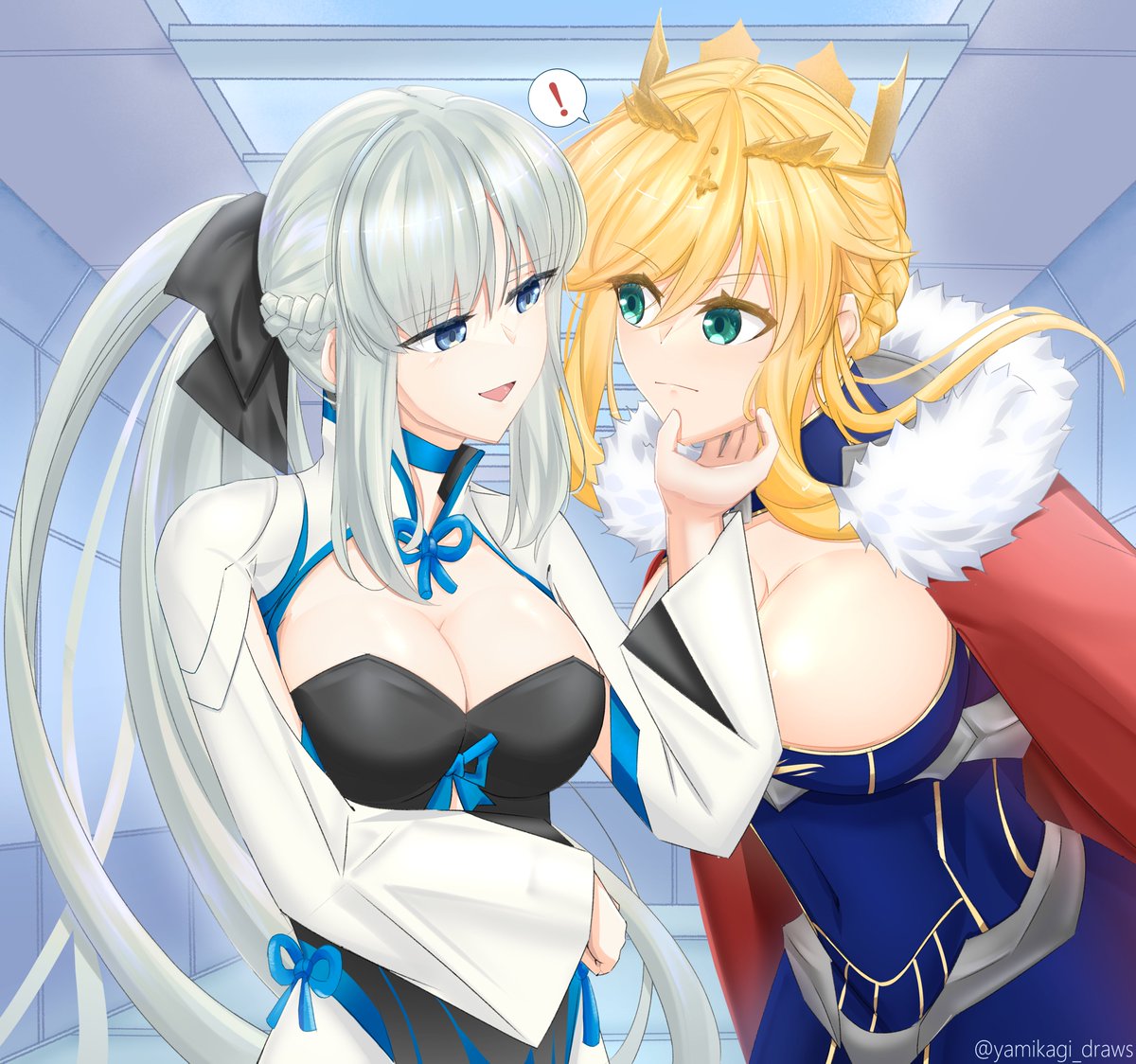 Yamikagi_draws's tweet photo. 9th !!💙🦁

#FGO  #FGO9周年 https://t.co/lGrsOubK46