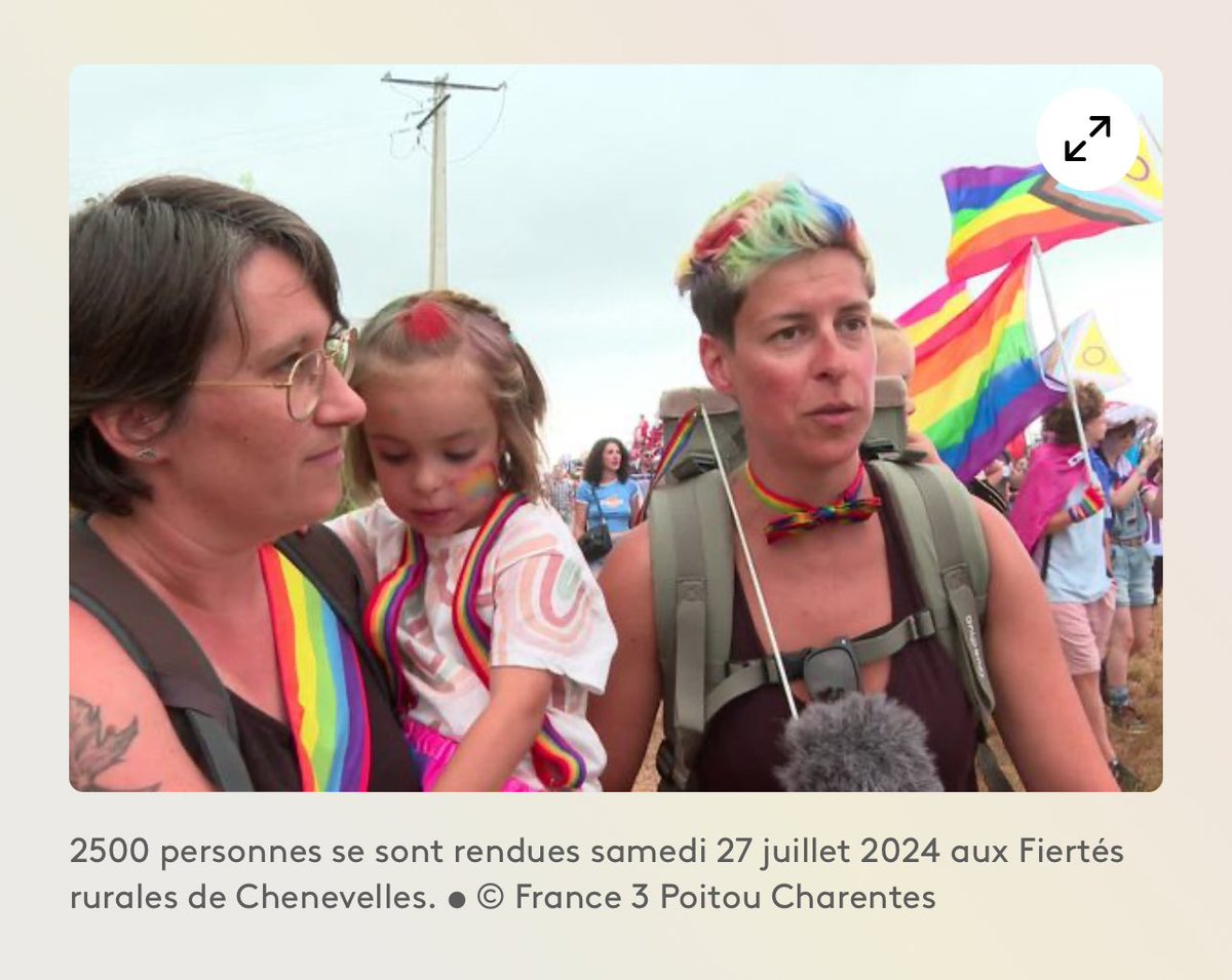 France•tv pour tou•te•s (@ftvpride) on Twitter photo "On souhaite montrer l'exemple au monde agricole" : une marche des Fiertés à la campagne réunit 2 500 participants
<a href="/FiertesRurales/">Fiertés Rurales</a>
france3-regions.francetvinfo.fr/nouvelle-aquit… "On souhaite montrer l'exemple au monde agricole" : une marche des Fiertés à la campagne réunit 2 500 participants
<a href="/FiertesRurales/">Fiertés Rurales</a>
france3-regions.francetvinfo.fr/nouvelle-aquit…