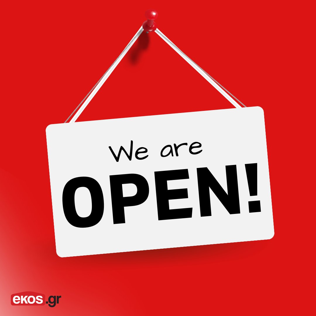ekosgreece's tweet image. Όπως κάθε χρόνο, έτσι και φέτος, θα παραμείνουμε ανοιχτά όλο τον Αύγουστο!
Δευτέρα - Παρασκευή 09.00-17.00
Την Πέμπτη 15 Αυγούστου, και την Παρασκευή 16 Αυγούστου, θα παραμείνουμε κλειστά.
Ekos.gr
Το e-shop που πάντα ήθελες!
#ekos #ekosgreece #ΚαλόΚαλοκαίρι