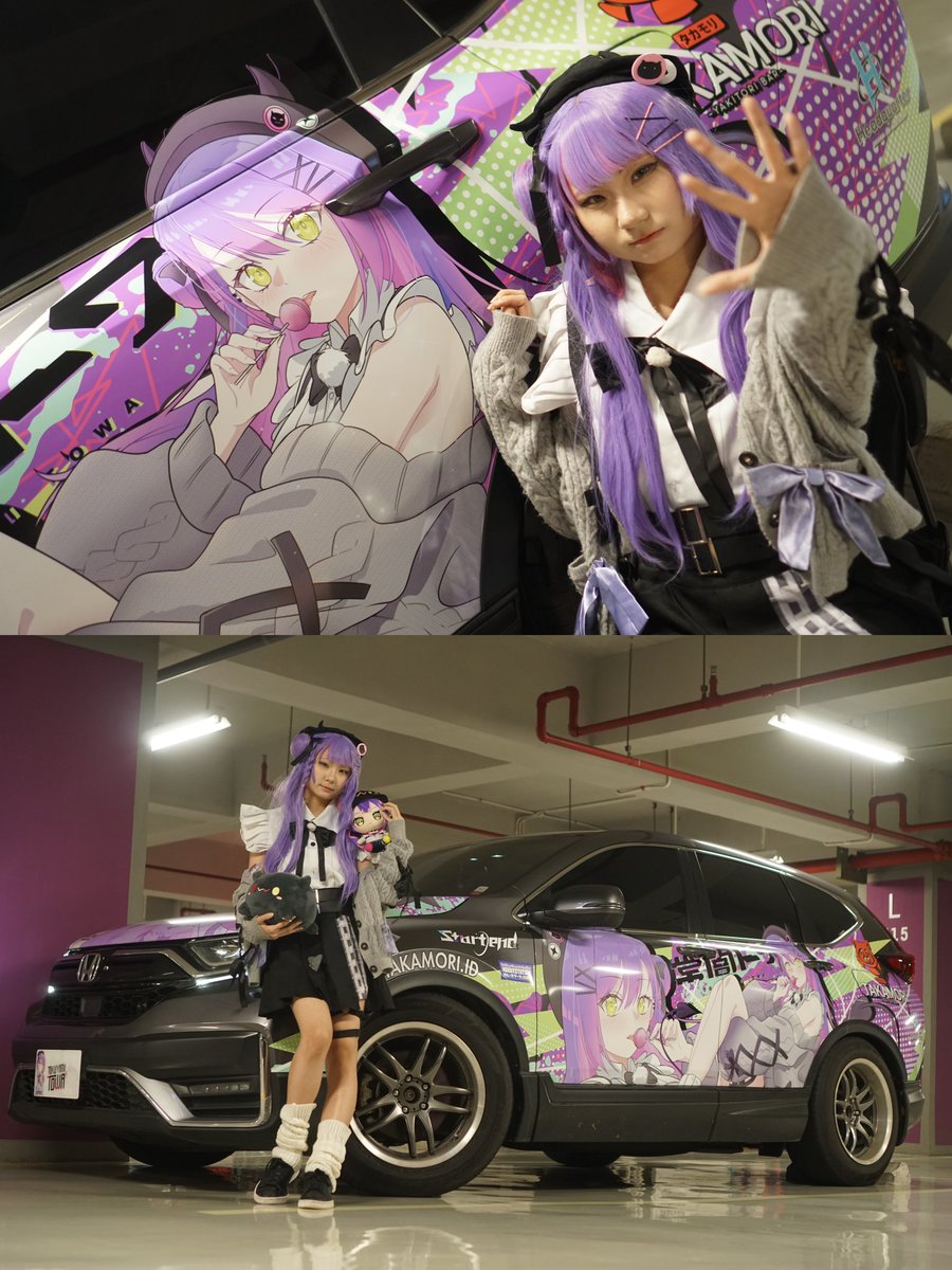 天使っぽいの悪魔👾💜

痛車 : <a href="/strella_cr/">R e i</a> 
📸 : <a href="/ArizSebasty/">Anozera (former Ariz)</a> 

more pics on insta! @/shxshiron 
#TOWART #常闇トワ #tokoyamitowa #ホロライブ　#ホロライブコスプレ