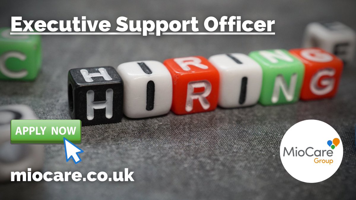 **JOB VACANCY** (PLEASE REPOST)

👉 Executive Support Officer

✅ Are you the most organised person you know?
✅ Do people see you as a Microsoft 365 whizz?
✅ Have you proactively supported senior people before?

🔗 miocare.co.uk/working/curren…