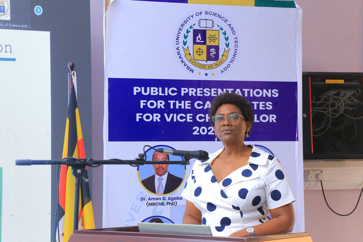 MbararaUST's tweet photo. Public Vice Chancellor Candidates Presentation
VC Candidate 1: Dr Juliet Mwanga-Amumpaire.
Associate Professor, Paediatrics and Child Health.
Director, Epicenter Mbarara Research Centre.
#3rdMUSTVCSearch https://t.co/ABC7RZmSce
