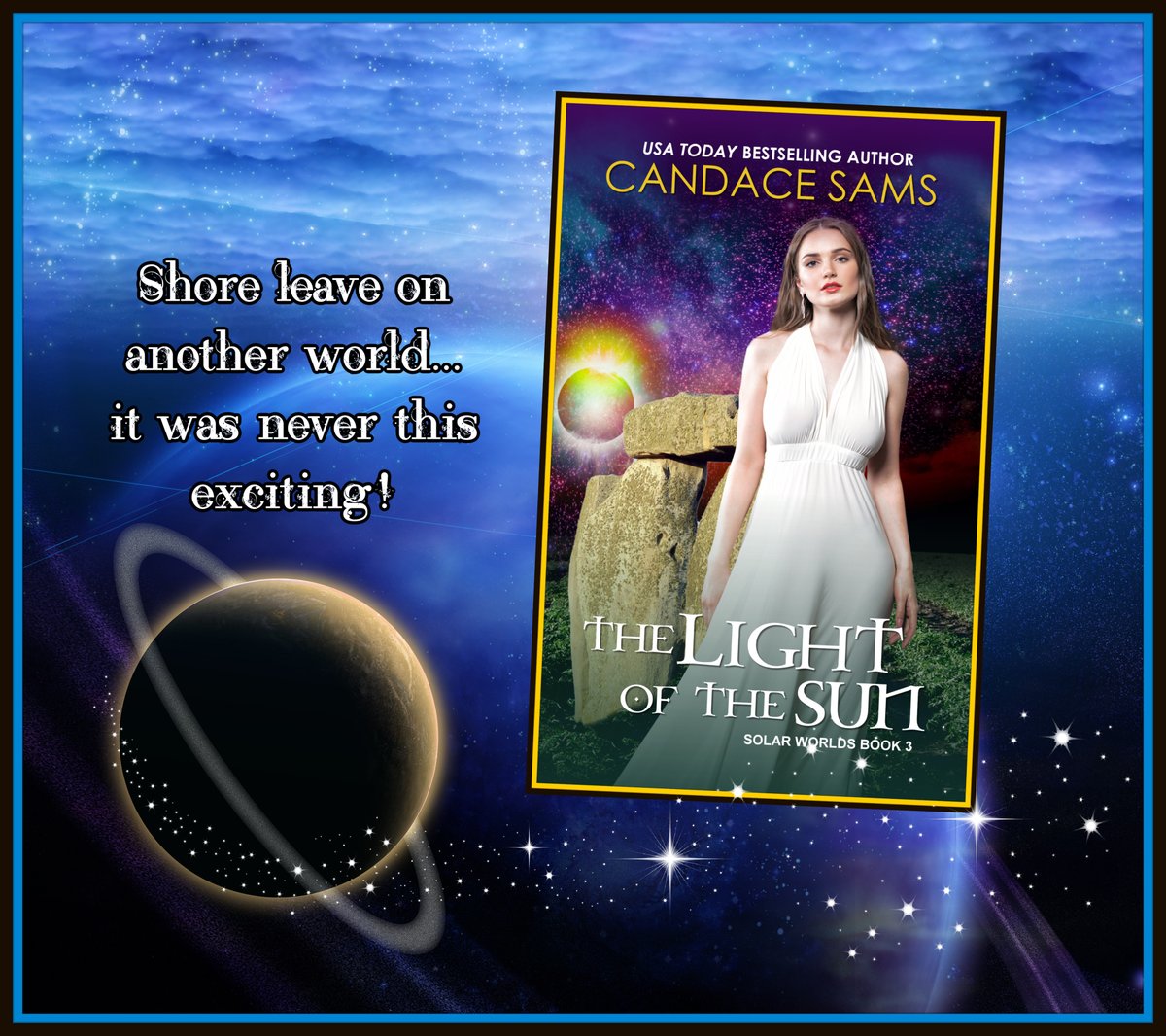 Shore leave on a distant planet is exciting. From fighting in the streets to touring dragon-filled gardens, one woman is having the time of her life. Everything is great...until it isn't!  Order The Light of The Sun now. #sciencefiction #actionadventure 

bit.ly/3WcCJ15