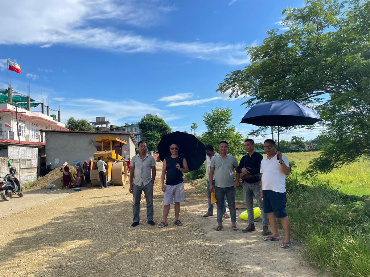 Mughavi_Swu's tweet photo. Proud to initiate road repairs in Ward 11. Together, we’re building a stronger, more resilient East Dimapur. #Ward11 #EastDimapur # https://t.co/KhFKF4m94t