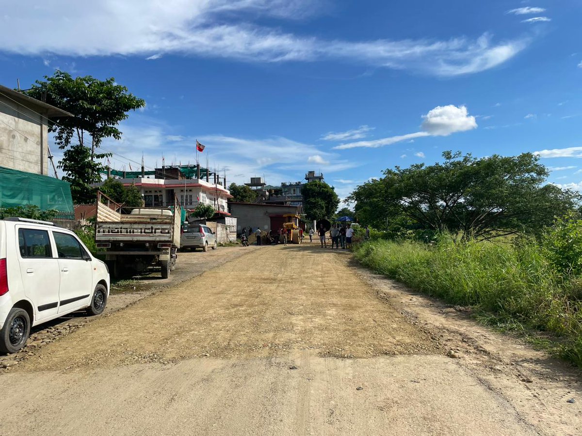 Mughavi_Swu's tweet photo. Proud to initiate road repairs in Ward 11. Together, we’re building a stronger, more resilient East Dimapur. #Ward11 #EastDimapur # https://t.co/KhFKF4m94t