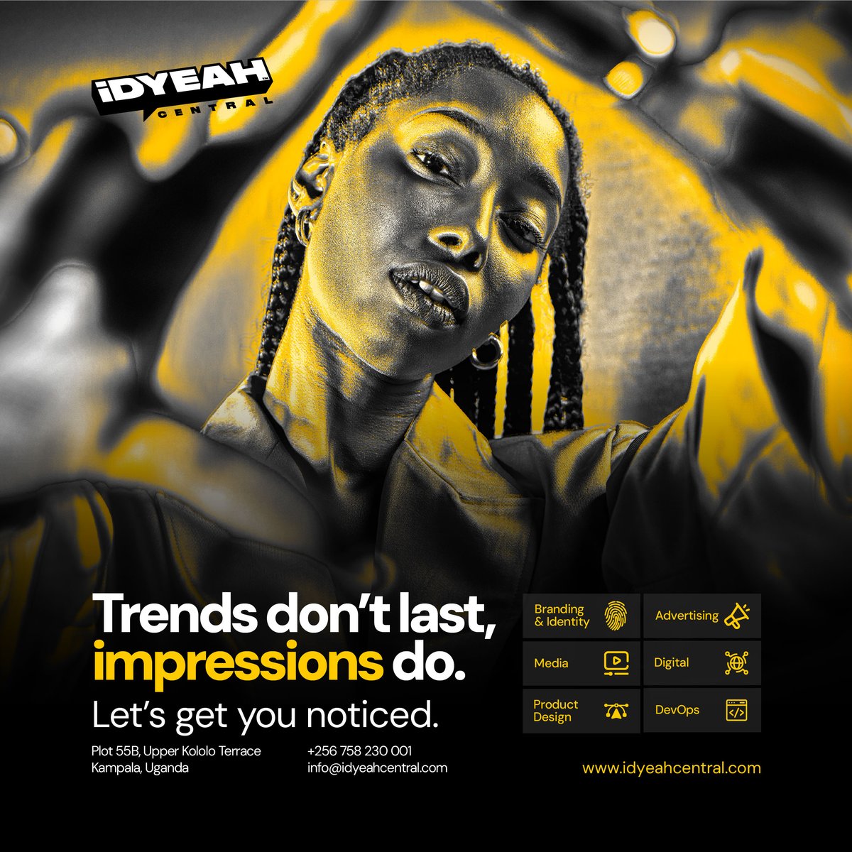 idyeahcentral's tweet photo. In a crowded marketplace, blending in means missing out. We craft powerful advertising strategies and creative solutions that turn heads and capture hearts ensuring your business gets the attention it deserves. 

We don't just make you visible, we make you unforgettable. https://t.co/94o3dnyE5j