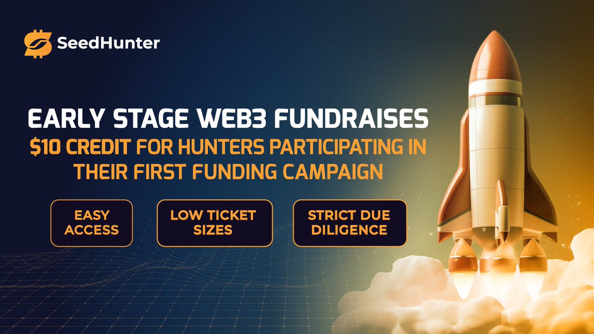 xenoexyne's tweet photo. Rise and Shine, Web3 Legends!
Become a pioneer with @SeedHunterHQ and #BeASeedHunter
๐น Be the first to access innovative projects
๐น Start your investment journey with just $50
๐น Enjoy up to 50% off on tokens
Join the @Space_Mavericks seed round at $0.0065/token (public sale price: $0.0100). Opportunity awaits!
Sign up today and receive a $10 credit to begin your investment journey:
https://t.co/h4xod0Lueg