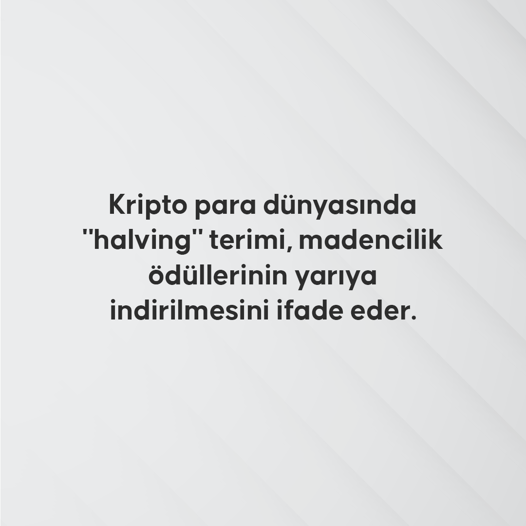 Finnovatr's tweet photo. 🚀Halving (yarılanma), kripto para birimlerinde özellikle Bitcoin’de kullanılan bir terimdir. 💡🌐
Bu, madencilik ödüllerinin belirli bir blok sayısına ulaşıldığında yarıya indirilmesi sürecini ifade eder.
@Finnovatr https://t.co/s6BegTgpy8