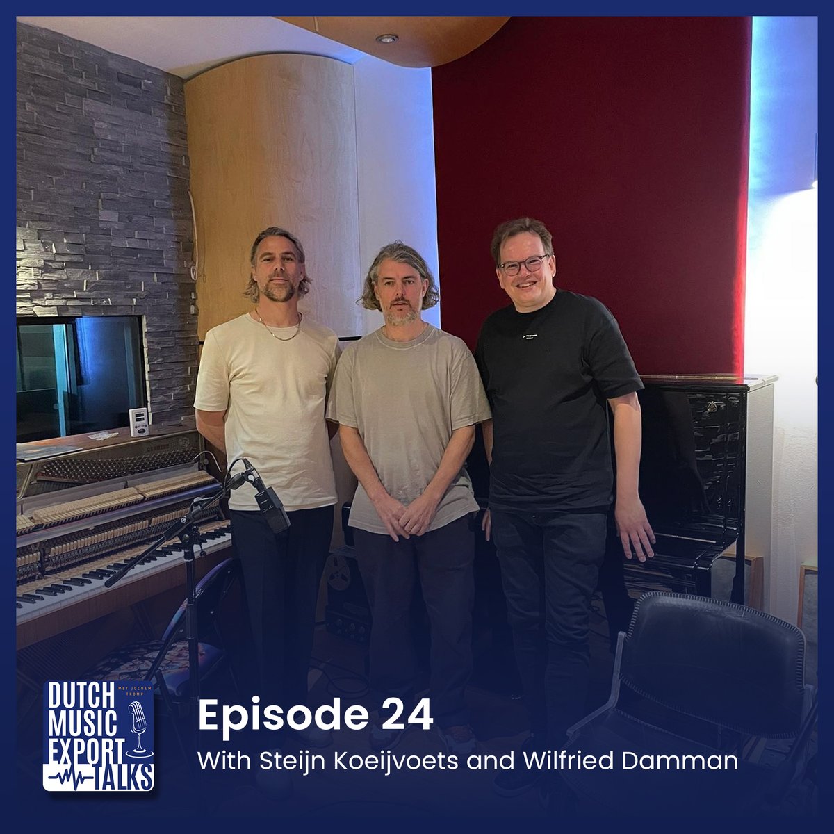 🎙️ On a Trade Mission to Spain and France.

Listen to episode 24 of the Dutch Music Export Talks podcast on Spotify.

Guests: <a href="/wilfrieddamman/">Wilfried Damman</a> (Out of the Boks) and <a href="/steijn1977/">Steijn Koeijvoets</a> (<a href="/3smusic/">3S Music</a>).

open.spotify.com/episode/6ln0RC…

#podcast #dutchmusicexport