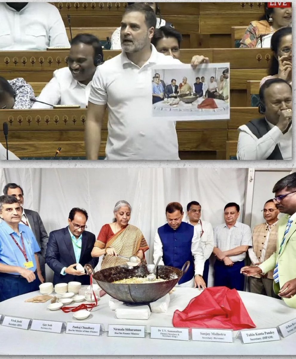 mukesh1275's tweet image. राहुल कह रहे हैं- ‘20 अफसरों ने देश का बजट बनाने का काम किया है।इन 20 अफसरों में से सिर्फ एक अल्पसंख्यक और एक OBC हैं’
बात सही है बजट बनाने जैसे काम में भी अफसर चुनते वक़्त पहले जाति देखनी चाहिए। तो ही तो बेस्ट बजट बनेगा। 
#sarcasm #RahulGandhi