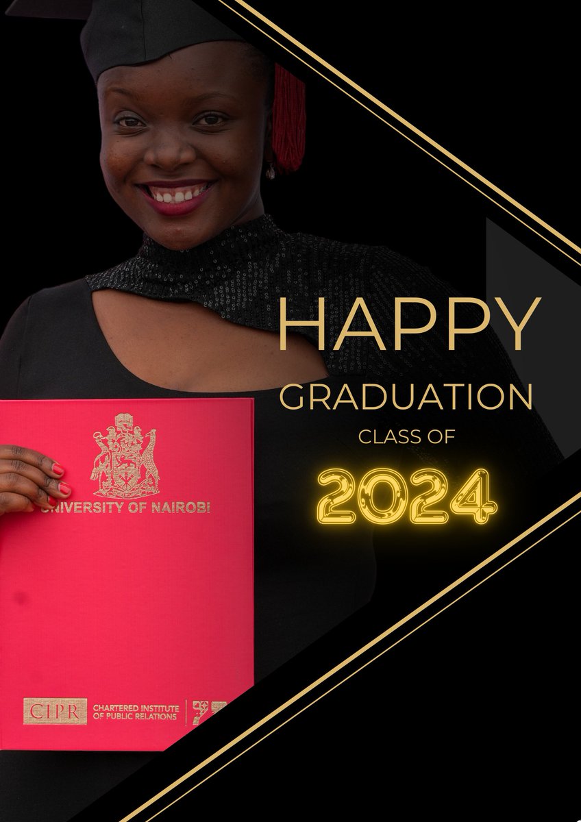 CIPR_UoN's tweet photo. 🎯🎯🎯 T- 5 days until the 4th @CIPR_UoN Graduation @uonbi ! Have you ever heard of the Leadership PR Diploma Chartered by @CIPR_Global offered by the University of Nairobi accredited Teaching Centre? See link for more details -https://t.co/uSNa5VCxLx
#GetCIPRQualified https://t.co/LDOJ4lnTh7