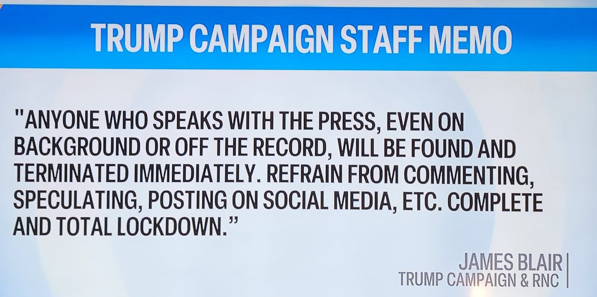 (1 of 2) I'm still wondering at the totally normal—not at all creepy, desperate, or bizarre—internal memo the Trump campaign quickly sent out after Butler, as Trump was getting PA doctors to swear themselves to silence and prepping a speech with 80+ lies about Butler in 9 minutes