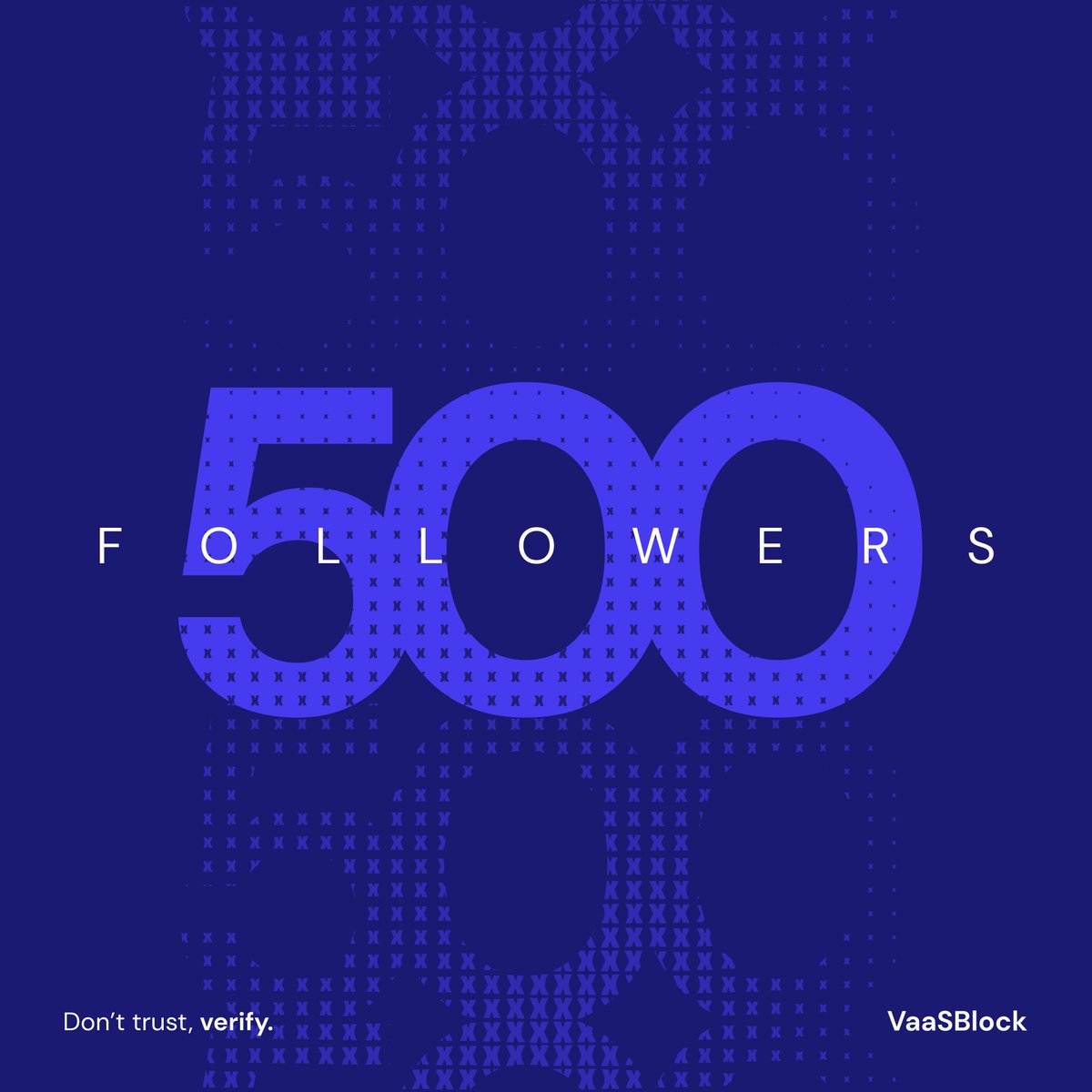 Thank you everyone for your support !

We will continue to act for a #safer and more #transparent ecosystem for everyone.

Verify your organization's credibility with #VaaSBlock.