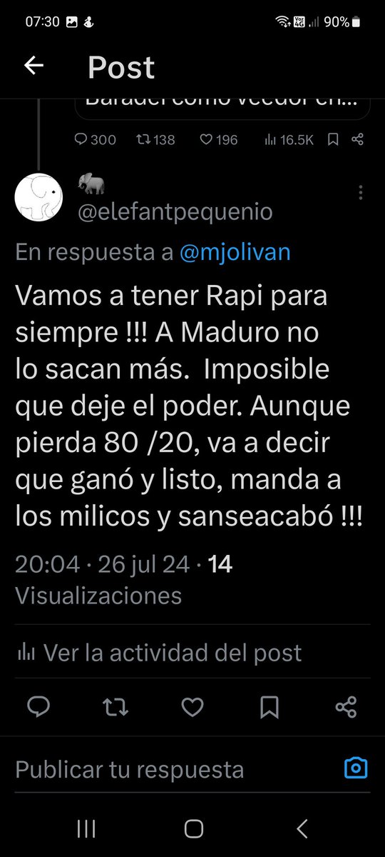 Ésto lo publiqué hace un par de días !!. Era imposible que el dictador asesino deje el poder. Lamentablemente  hay dictador en Venezuela por 100 años más,  igual que en Cuba.