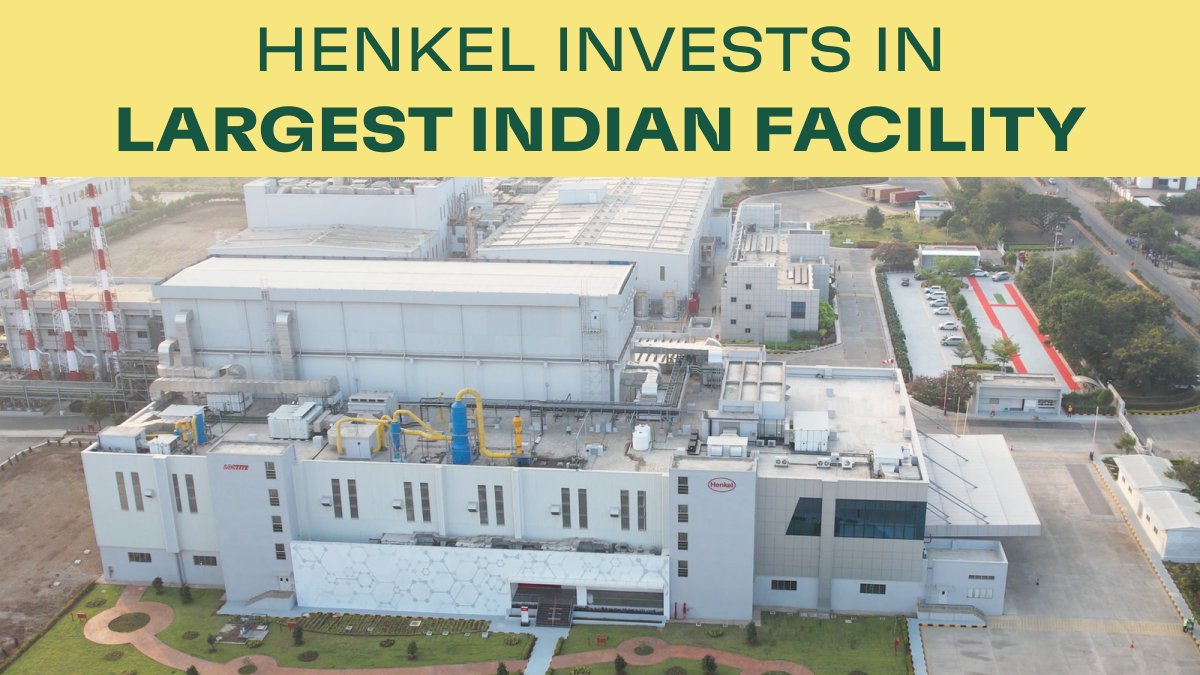 Henkel's tweet image. Phase III of our Indian manufacturing facility in #Kurkumbh is now complete, featuring the new #LoctitePlant! This expansion supports India&apos;s demand for high-performance #AdhesiveSolutions, &amp;amp; reduces dependence on imports. More here: henkel.com/press-and-medi…