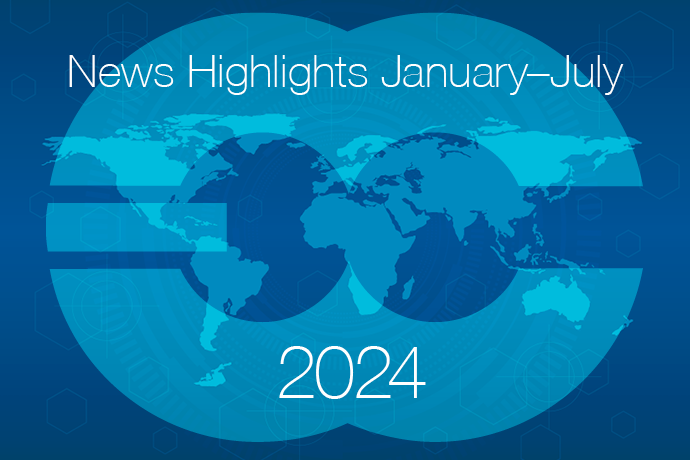ECMWF's tweet image. Our news highlights from January to July 2024 include forthcoming improvements in the #IntegratedForecastingSystem, initiatives to drive forward #WeatherScience, and news from the EU-funded services implemented by ECMWF. 

For details
➡️ ecmwf.int/en/about/media…