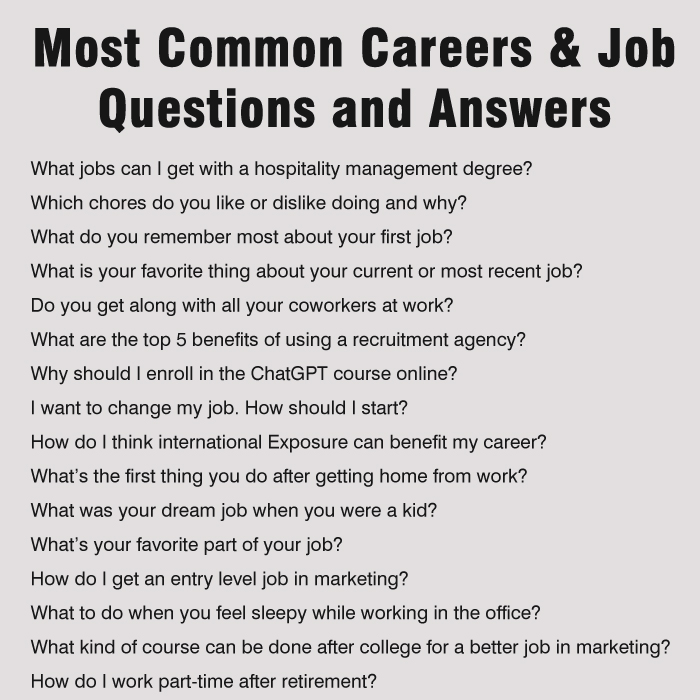 askquiry's tweet image. Most Common Careers &amp;amp; Job Questions and Answers, Ask Questions for Career
askquiry.com/questions/cate…
#careerquestions #jobquestions, #careeraskquestions #career #jobinterviewquestions #interviewquestion