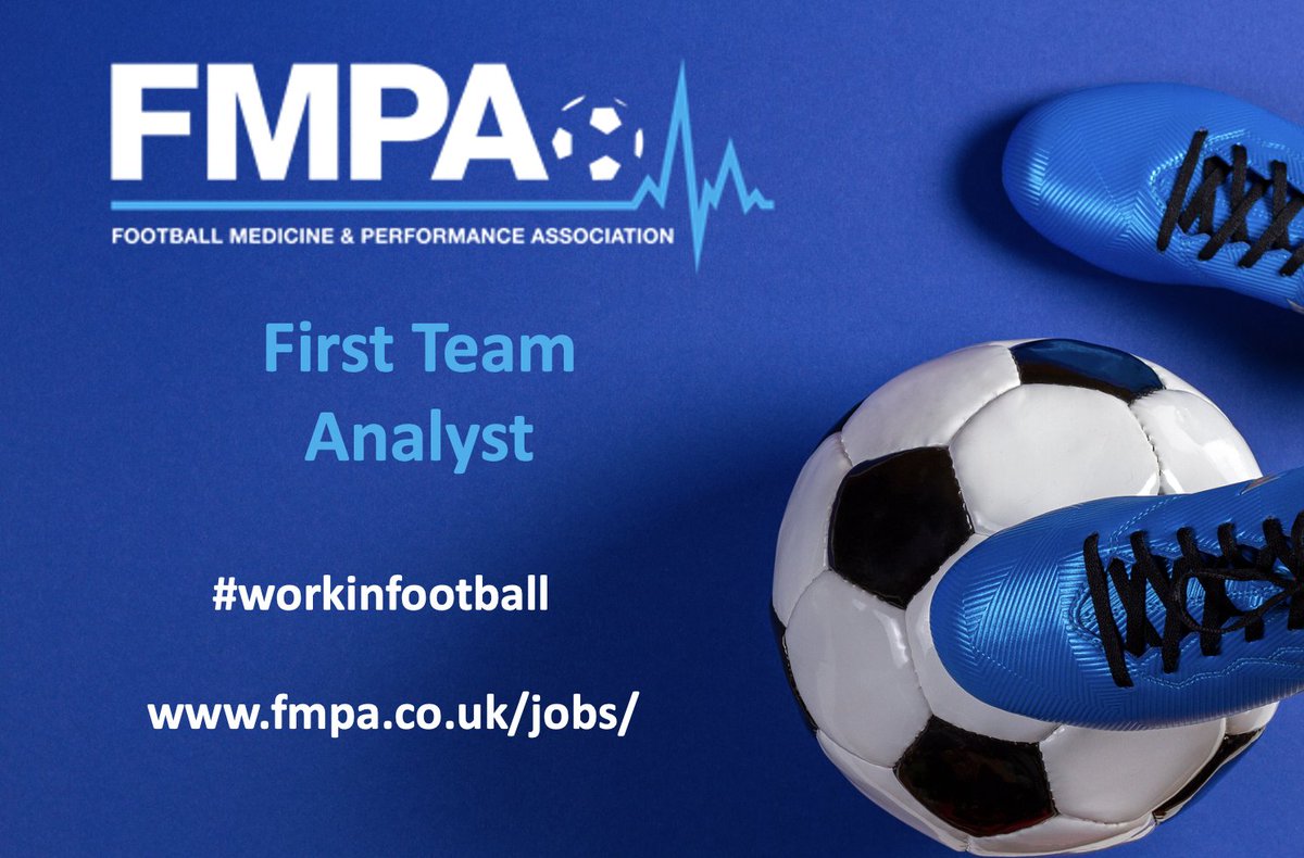 FMPA_Official's tweet image. FMPA RECRUITMENT:  New job added

⚽ First Team Analyst

#footballanalyst #workinfootball #performanceanalyst

➡️ ow.ly/iiyY50SM3Qj