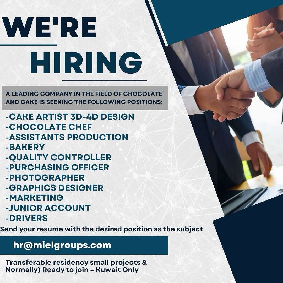 Image Latest Hiring | iiQ8 Job Vacancies for Team Leader, Sr. Accountant, Crew, Section Head and More ...