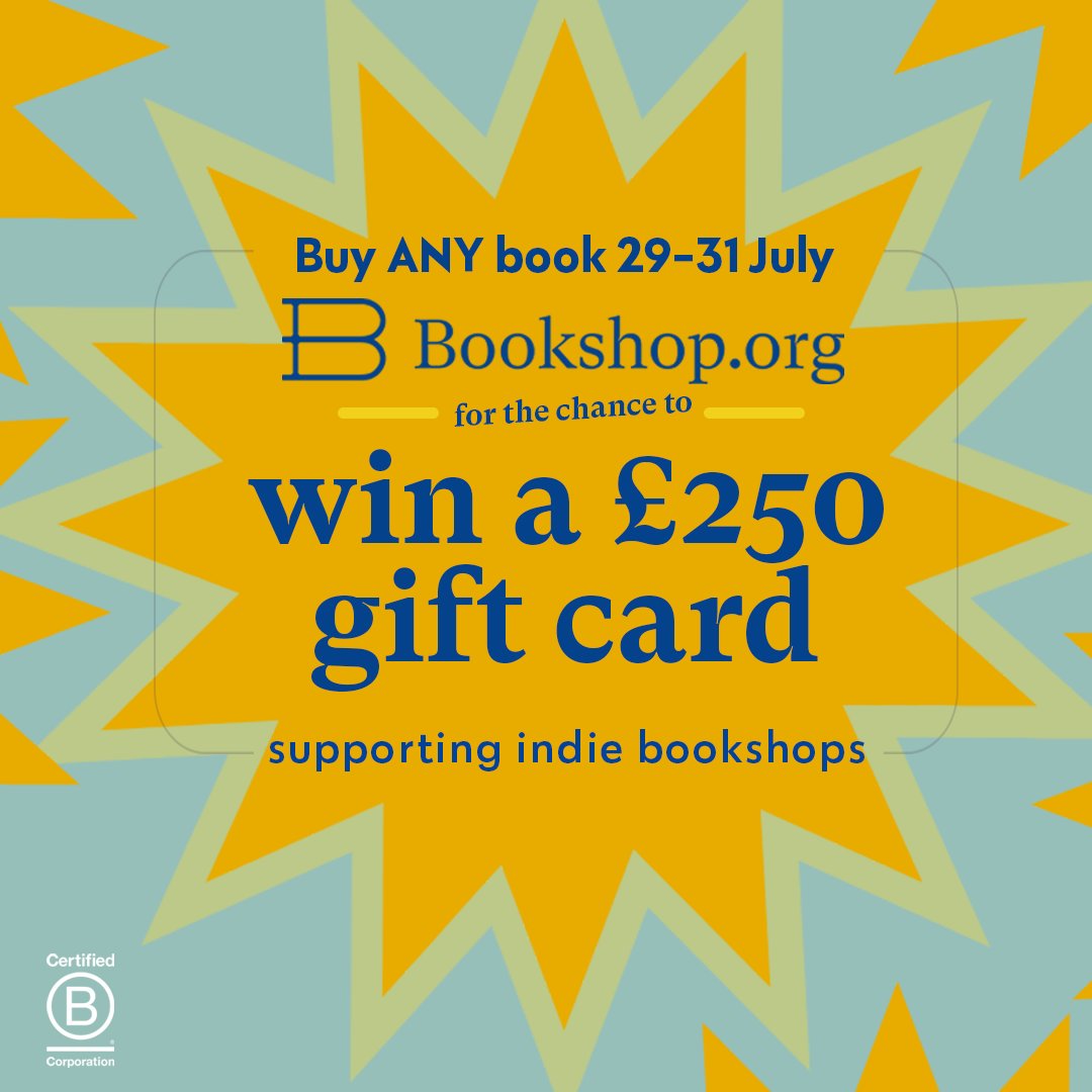 BforButterflyBooks (@b_forbutterfly) on Twitter photo Thinking of buying a book? Now's a great time!
Buy ANY book through my <a href="/bookshop_org_UK/">Bookshop.org</a> link from 29-31st July and you'll be entered into a prize draw to win a £250 gift card.
Not only that but you'll get free shipping when you spend over £25!
Link to shop in profile. Thinking of buying a book? Now's a great time!
Buy ANY book through my <a href="/bookshop_org_UK/">Bookshop.org</a> link from 29-31st July and you'll be entered into a prize draw to win a £250 gift card.
Not only that but you'll get free shipping when you spend over £25!
Link to shop in profile.