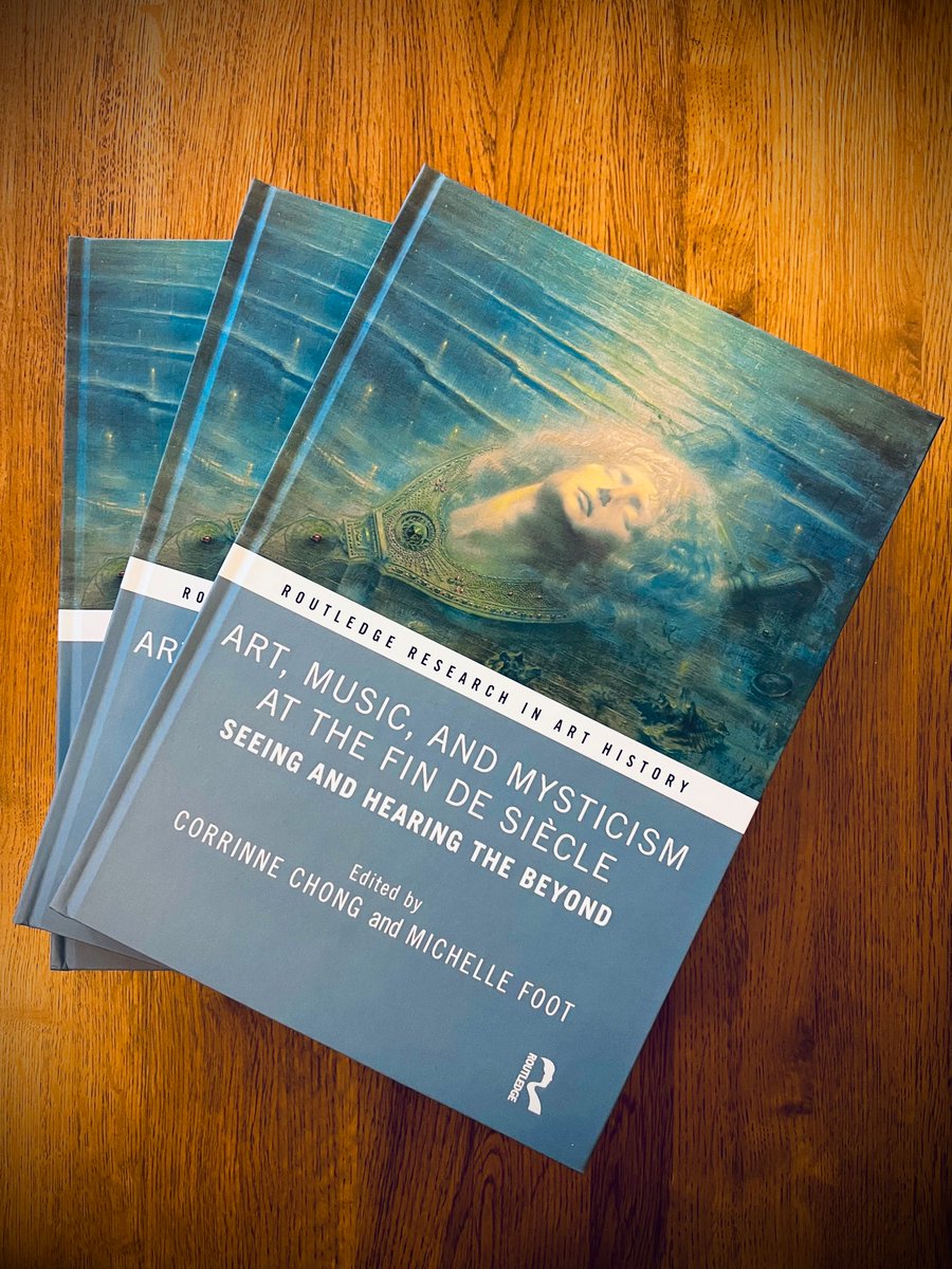 M__Foot's tweet photo. Publication day for ‘Art, Music and Mysticism at the Fin de Siècle: Seeing and Hearing the Beyond’ @routledgebooks  - thank you to all our contributing authors for their insightful chapters!

Please recommend to your library https://t.co/SbkX7MFOMP