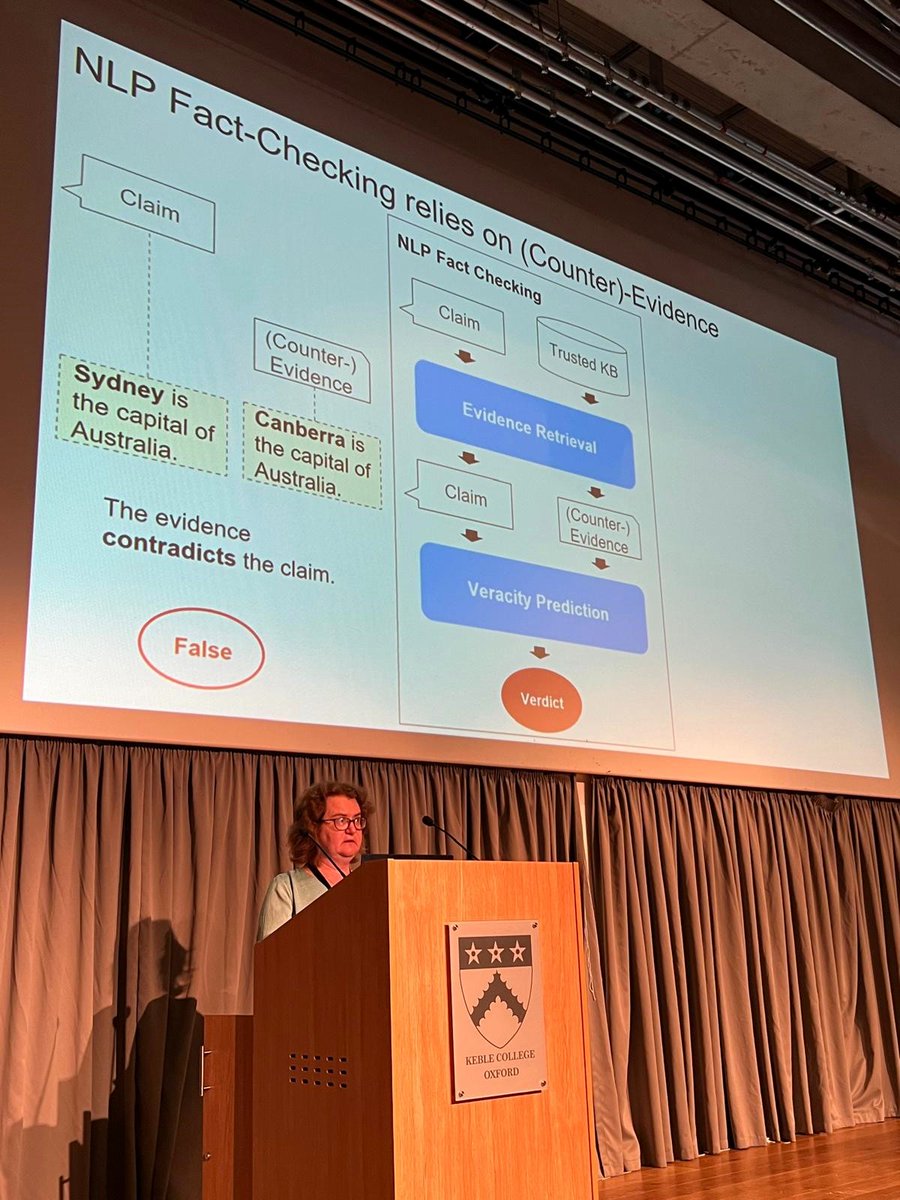 UKP Lab (@ukplab) on Twitter photo Today, <a href="/IGurevych/">Iryna Gurevych</a> gave the opening talk »Towards Real-World Fact-Checking with LLMs« at the #ELLIS Workshop on Robustness in Large Language Models <a href="/ELLISRobustML/">ELLIS RobustML Workshop</a> at <a href="/UniofOxford/">University of Oxford</a>.
The full schedule of the workshop is available here: sites.google.com/view/robustml2… Today, <a href="/IGurevych/">Iryna Gurevych</a> gave the opening talk »Towards Real-World Fact-Checking with LLMs« at the #ELLIS Workshop on Robustness in Large Language Models <a href="/ELLISRobustML/">ELLIS RobustML Workshop</a> at <a href="/UniofOxford/">University of Oxford</a>.
The full schedule of the workshop is available here: sites.google.com/view/robustml2…