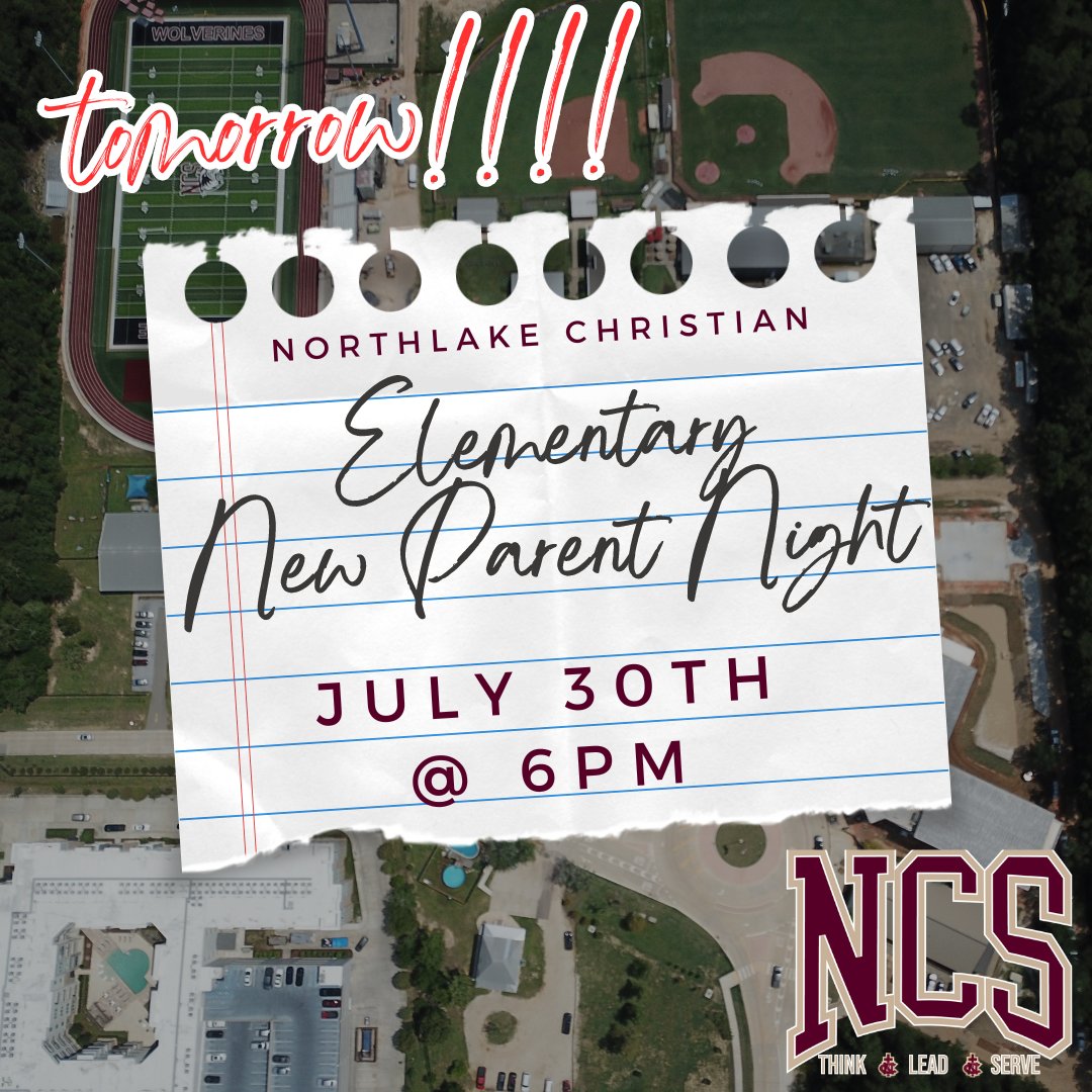 NCSCovington's tweet image. REMINDER: Elementary New Parent Night is TOMORROW beginning at 6pm! #wolverines #weareNORTHLAKE