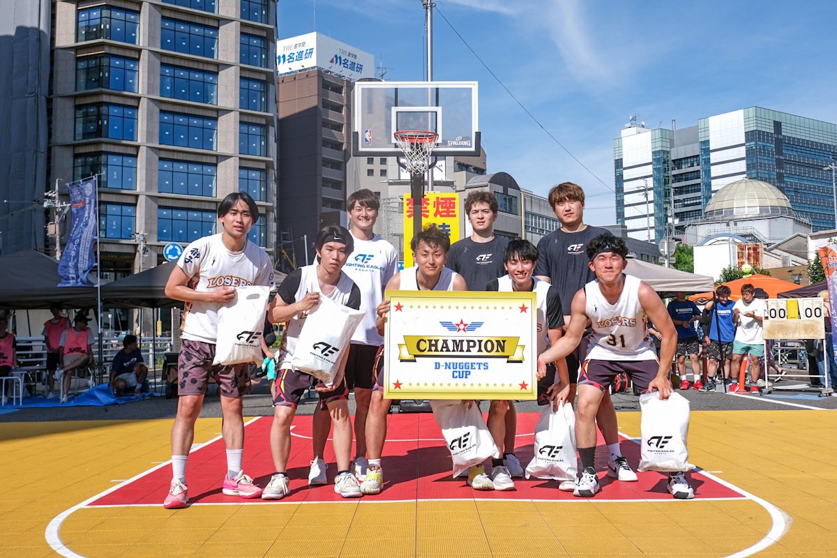DNUGGETSAICHI's tweet photo. 一宮七夕まつり2024 D-NUGGETS CUP 3on3 presented by @FE_758 無事大きな怪我なく終える事ができました。2日間沢山の方にご観戦頂くことができ、3人制バスケの楽しさ、人の魅力をお伝えできたと思います。本当に大変でしたが今は感謝の気持ちと達成感が上回っております。また来年！大感謝！ https://t.co/v5oowY6xc1