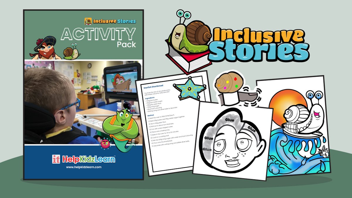 HelpKidzLearn's tweet photo. Free Inclusive Stories Summer Holiday Pack! Filled with printable crafts, decorating and yummy recipes 😋 Download here: https://t.co/H2rbVO1cVn
#specialneeds #senresources #senparent #specialneedsmom #specialneedsfamily #autismresources #senteacher #sen #sped #autism #pmld #sld https://t.co/0TZEzcokwM