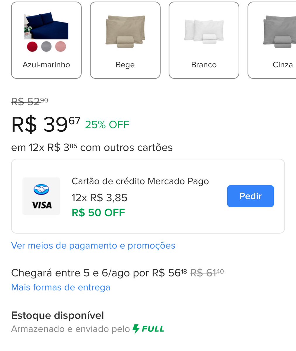 barbssalles's tweet photo. O que tá rolando com o mercado livre, e esses fretes absurdos de caros, um produto de R$39,67 com frete de R$56,18 🤡 https://t.co/0ksnJrhXKw