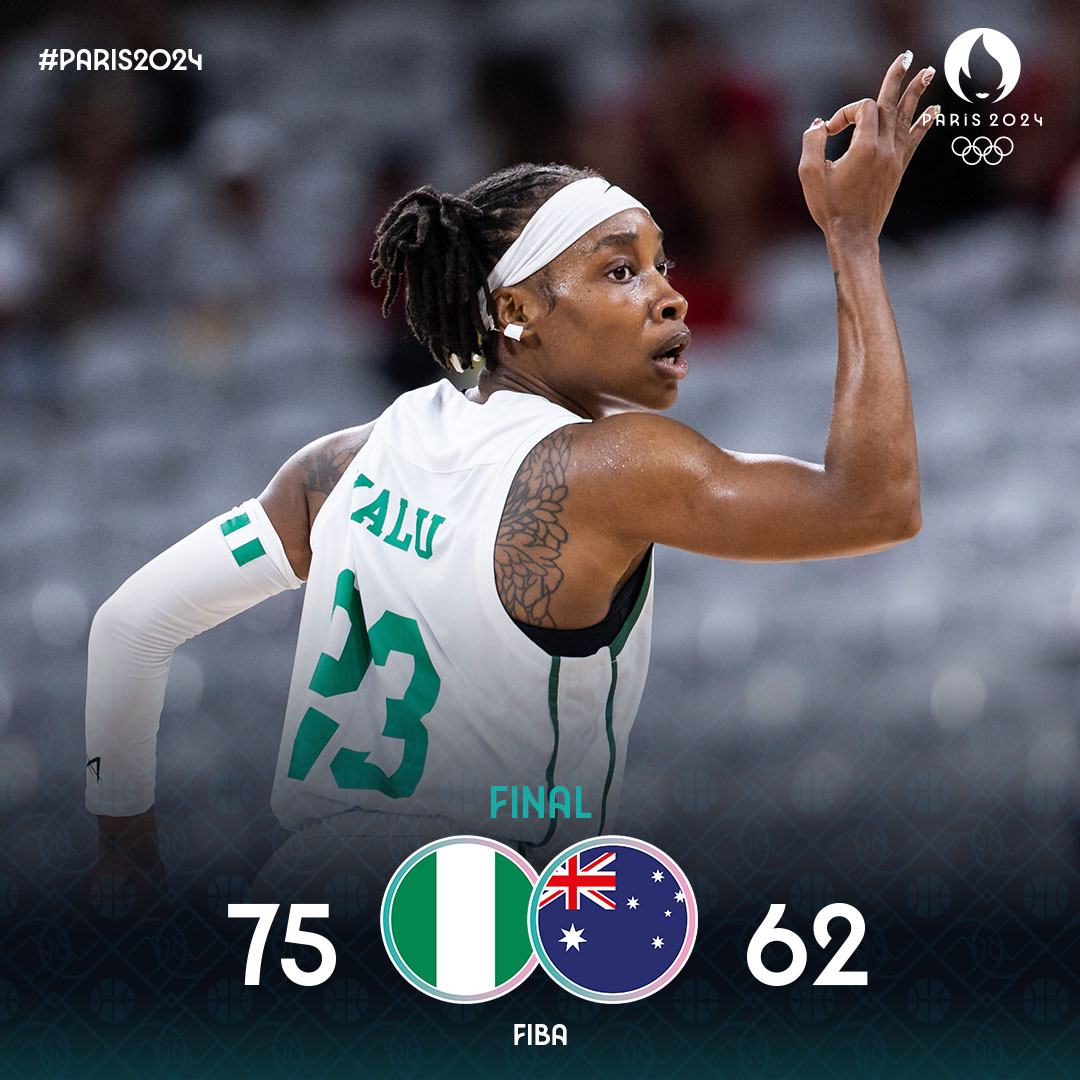 Biggest upset of the Olympics so far? 🤯

Nigeria 🇳🇬 take down Australia 🇦🇺 for a massive #Paris2024 debut! 

#Basketball